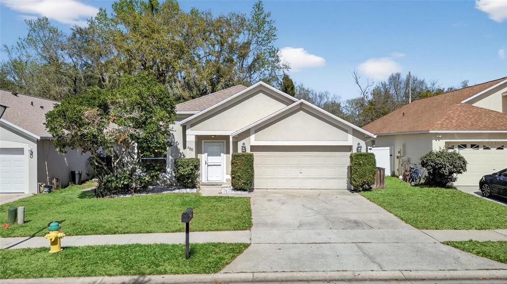 front view of house with a yard