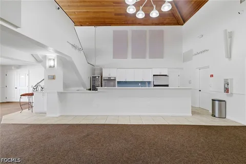 a dining room with furniture and a table