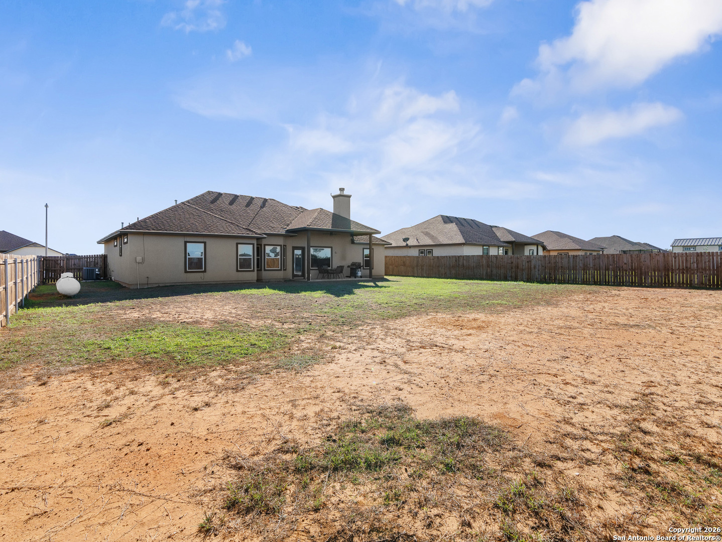 1712 Vista View Drive Pleasanton, TX 78064 - Photo 29 of 37 a view of a house with a garden and lake view