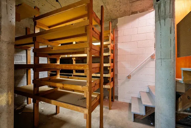 a view of swimming pool with an outdoor space and seating area