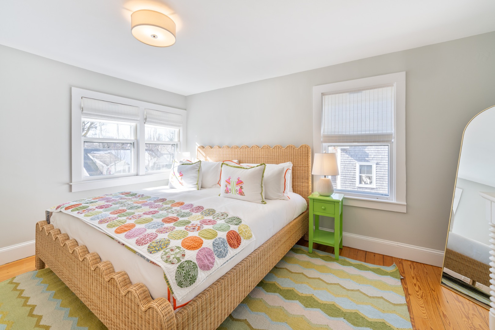 2 Silver Street Nantucket, MA 02554 - Photo 19 of 30 a bedroom with a bed and a window
