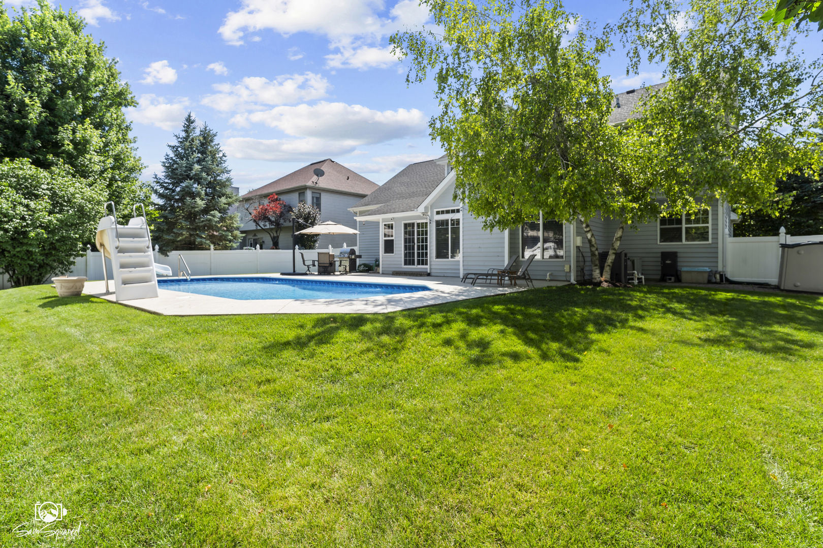 15227 Dan Patch Drive Plainfield, IL 60544 - Photo 29 of 34 a front view of house with yard and green space