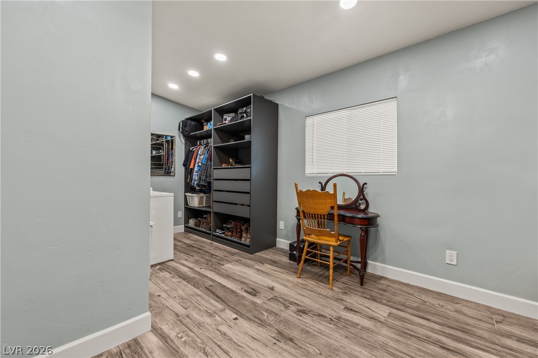 750 Leming Avenue Overton, NV 89040 - Photo 42 of 82 This organized walk-in closet offers convenient storage and thoughtful design for effortless living.