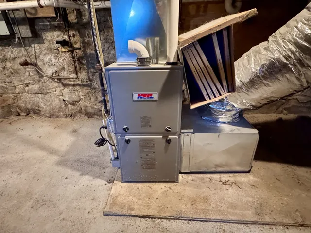 a view of water heater room