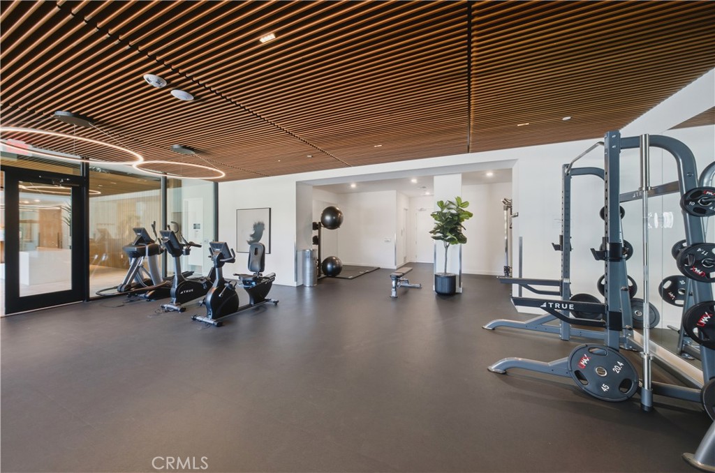 3101 Rivington Irvine, CA 92612 - Photo 38 of 42 a view of a room with gym equipment
