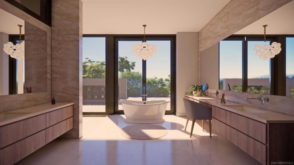 16256 Via Del Alba Rancho Santa Fe, CA 92067 - Photo 15 of 42 a dining room with a large window and table