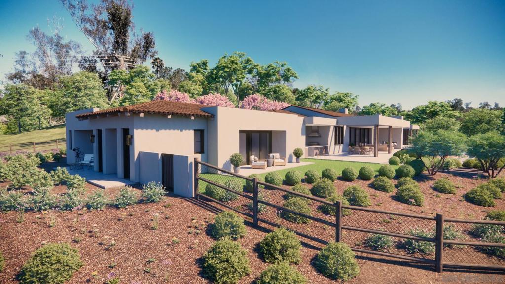 16256 Via Del Alba Rancho Santa Fe, CA 92067 - Photo 18 of 42 front view of a house with a yard