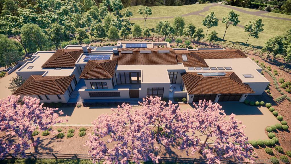 16256 Via Del Alba Rancho Santa Fe, CA 92067 - Photo 20 of 42 an aerial view of a house with a yard