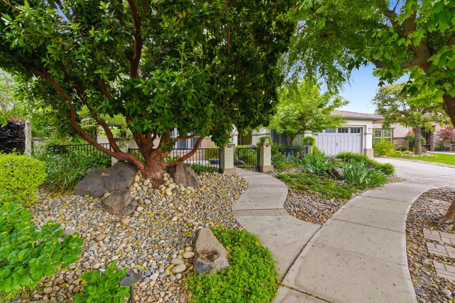2499 Appleleaf Lane Manteca, CA 95336 - Photo 3 of 55 a view of a pathway with a fountain