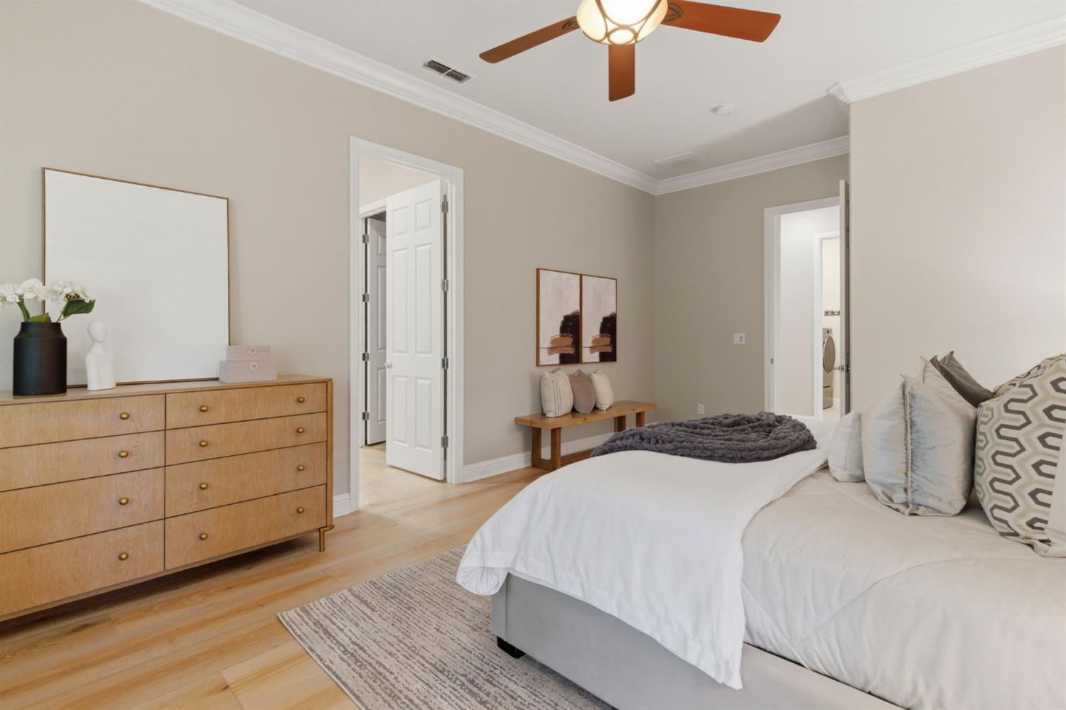 2499 Appleleaf Lane Manteca, CA 95336 - Photo 34 of 55 a bedroom with a bed and a dresser