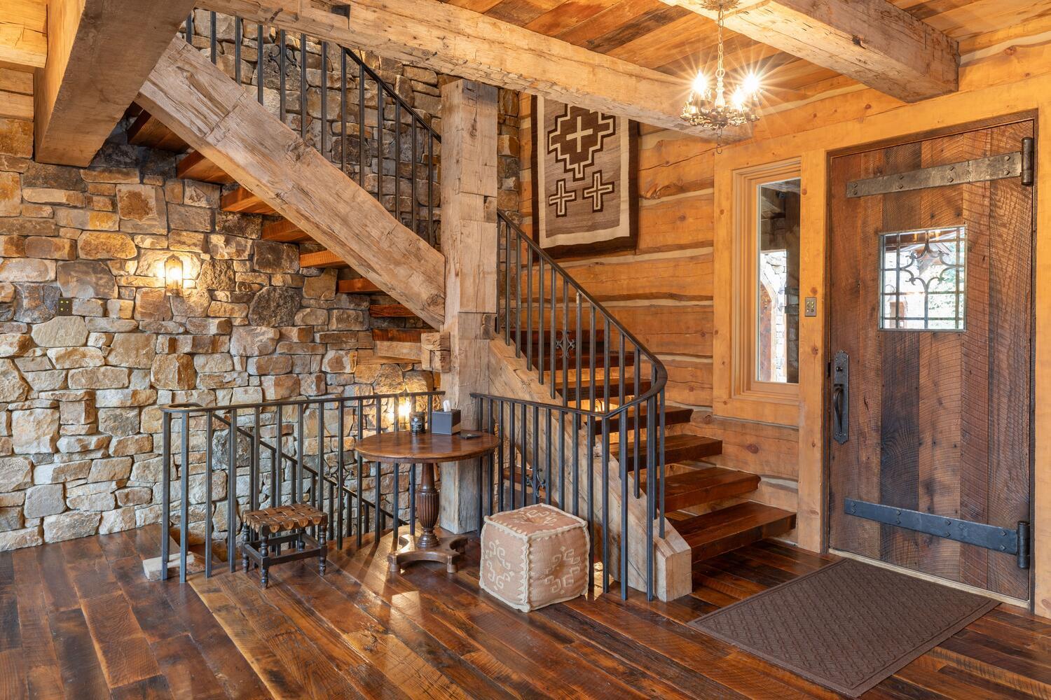 274 Benchmark Drive Mountain Village, CO 81435 - Photo 50 of 58 a view of staircase with wooden floor and windows