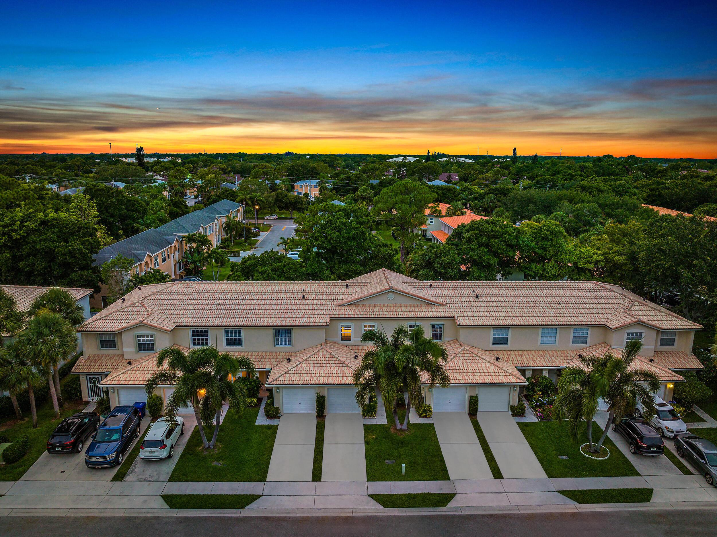 166 Timberwalk Trail Jupiter, FL 33458 - Photo 21 of 21 166 Timberwalk Trail Ariel Twilight