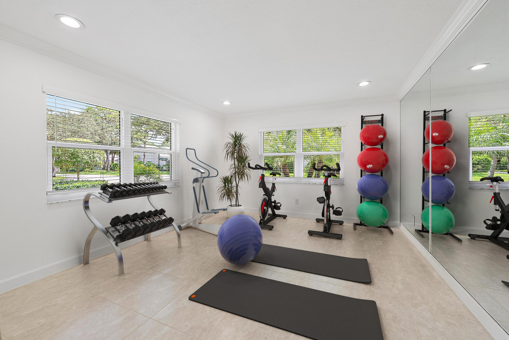 12 Bentwood Road Palm Beach Gardens, FL 33418 - Photo 21 of 40 a living room with furniture and a flat screen tv