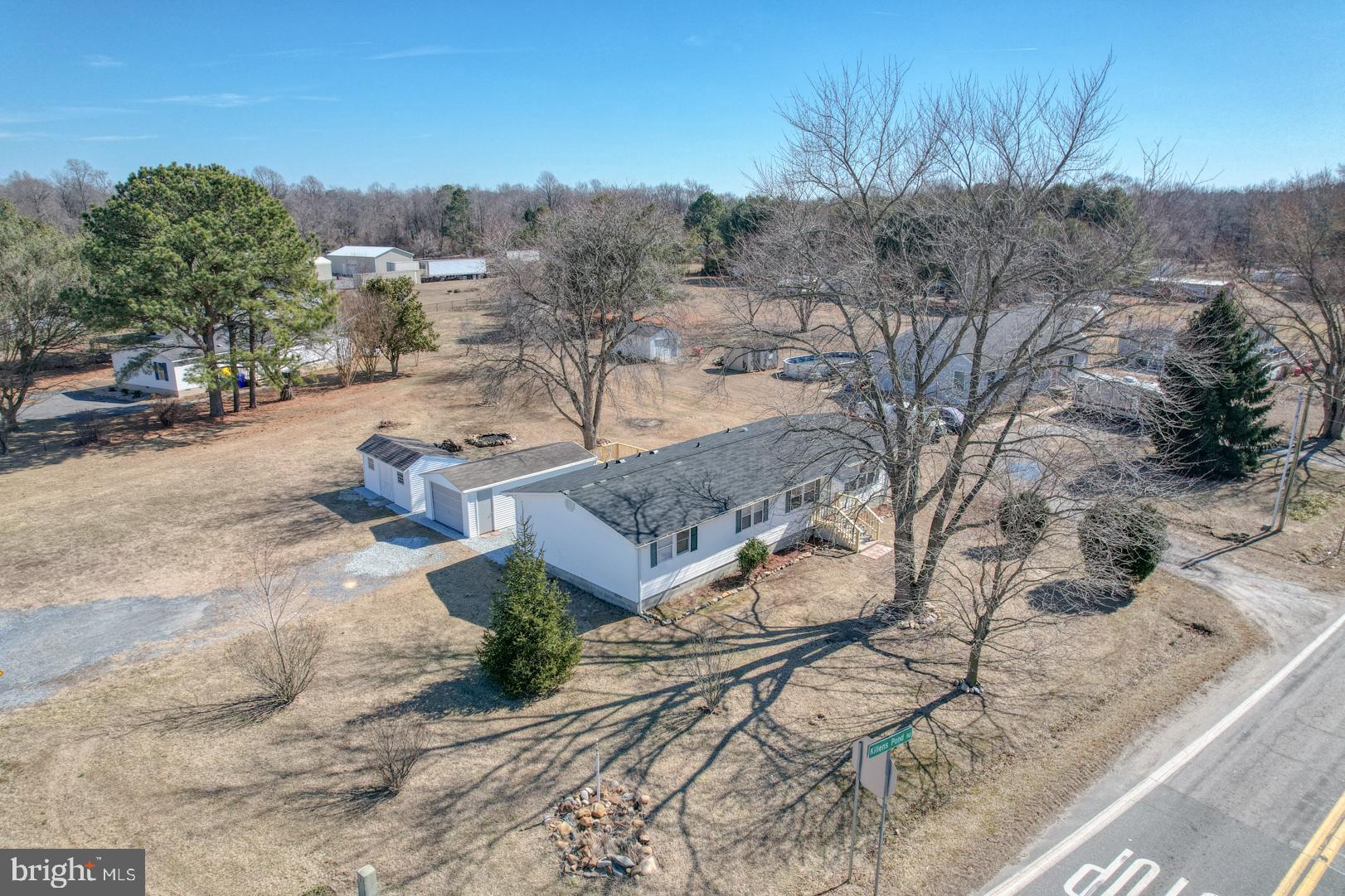 3202 Carpenter Bridge Road Felton, DE 19943 - Photo 3 of 34 Aerial view of home