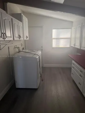 a room with storage and utility