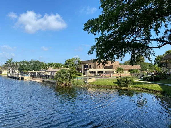 a view of lake with houses