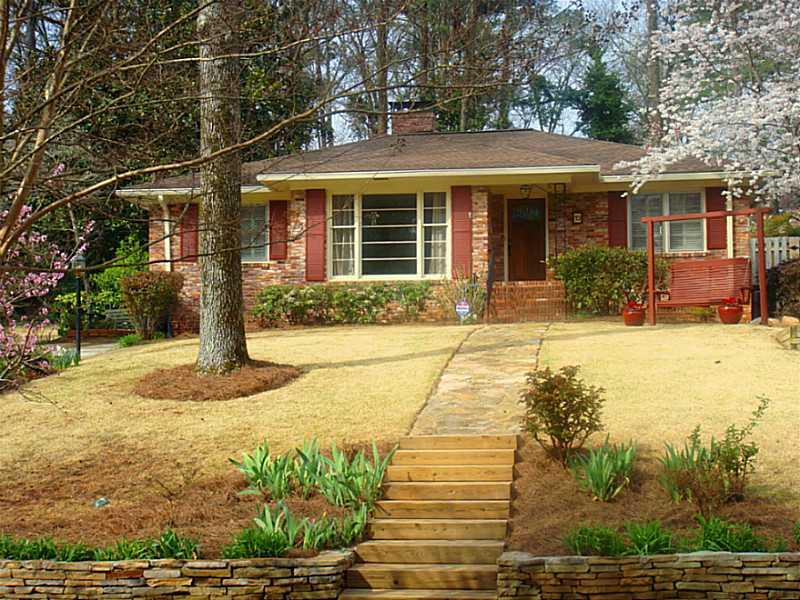 93 Berkeley Road Avondale Estates, GA 30002 - Photo 1 of 1 Exterior Front. Charming renovated 3 BR, 3 BA Avondale Estates Ranch overlooking Avondale Lake with easy walk to Community Swim & Tennis Club