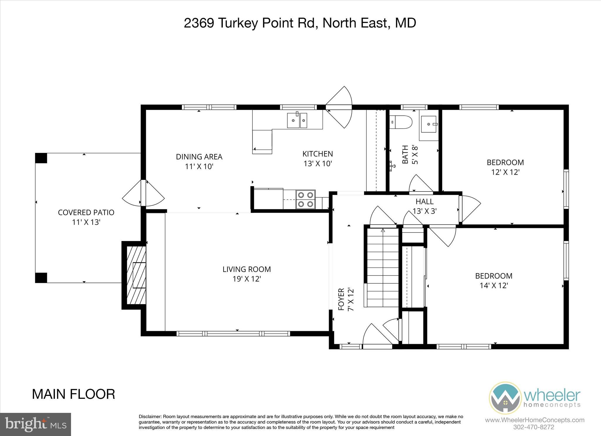 2369 Turkey Point Road North East, MD 21901 - Photo 44 of 46 Main Floor Plan