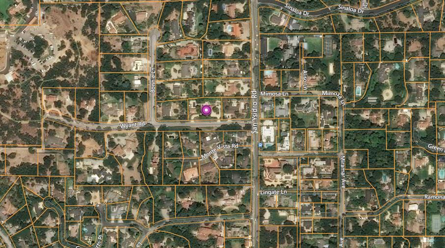 1480 Wyant Road Santa Barbara, CA 93108 - Photo 35 of 36 Aerial Map 1