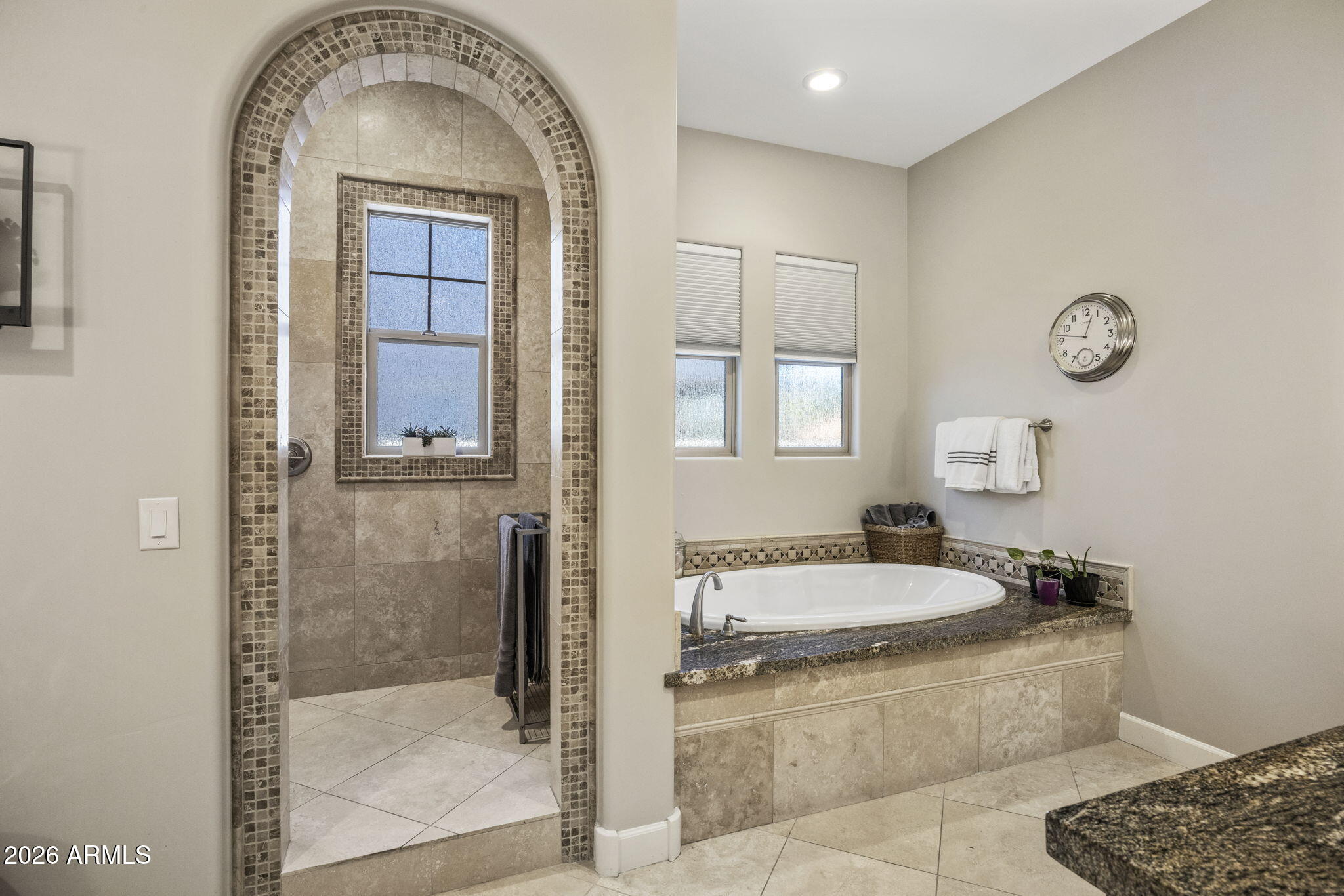 9488 East Canyon View Road Scottsdale, AZ 85255 - Photo 24 of 38 Primary Shower & Jetted Tub