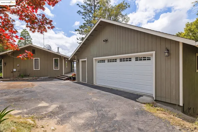 a backyard of a house