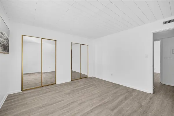wooden floor in an empty room
