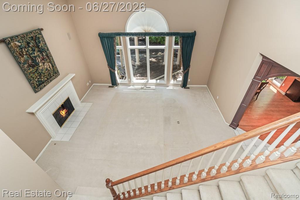 3347 St George Court Rochester, MI 48306 - Photo 32 of 51 Second floor view to Great Room