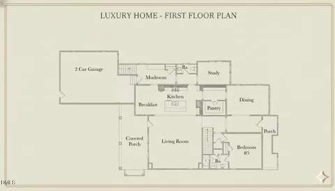an aerial view of a houses with a lush green hillside