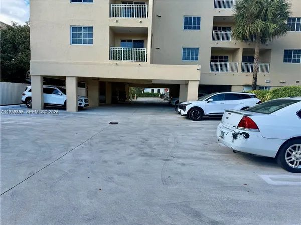 a view of car garage