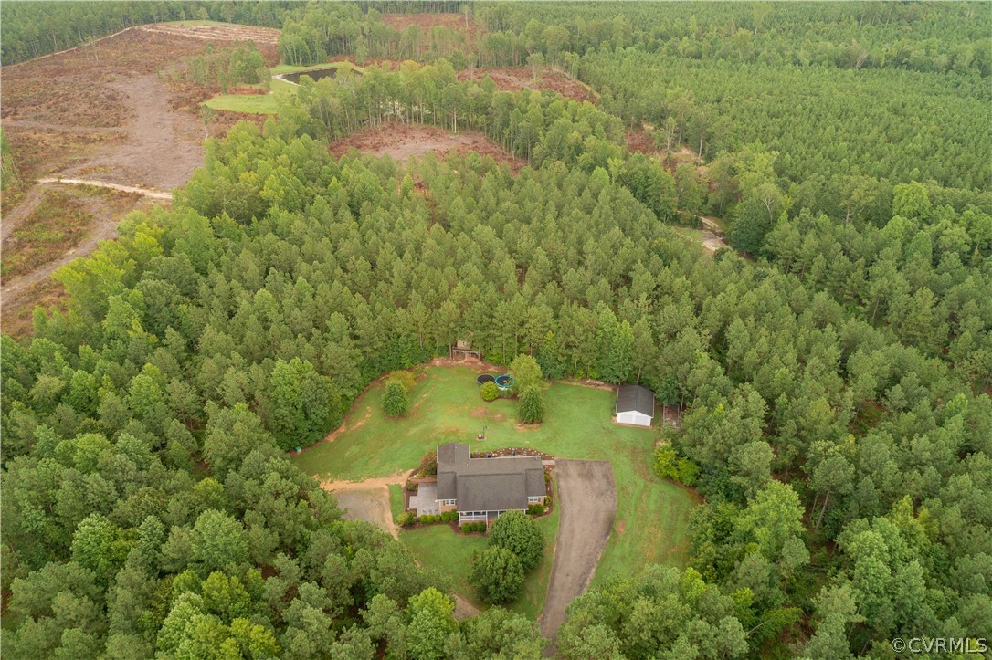 1286 Fletcher Chapel Road Kenbridge, VA 23944 - Photo 43 of 48 a view of a house with a yard