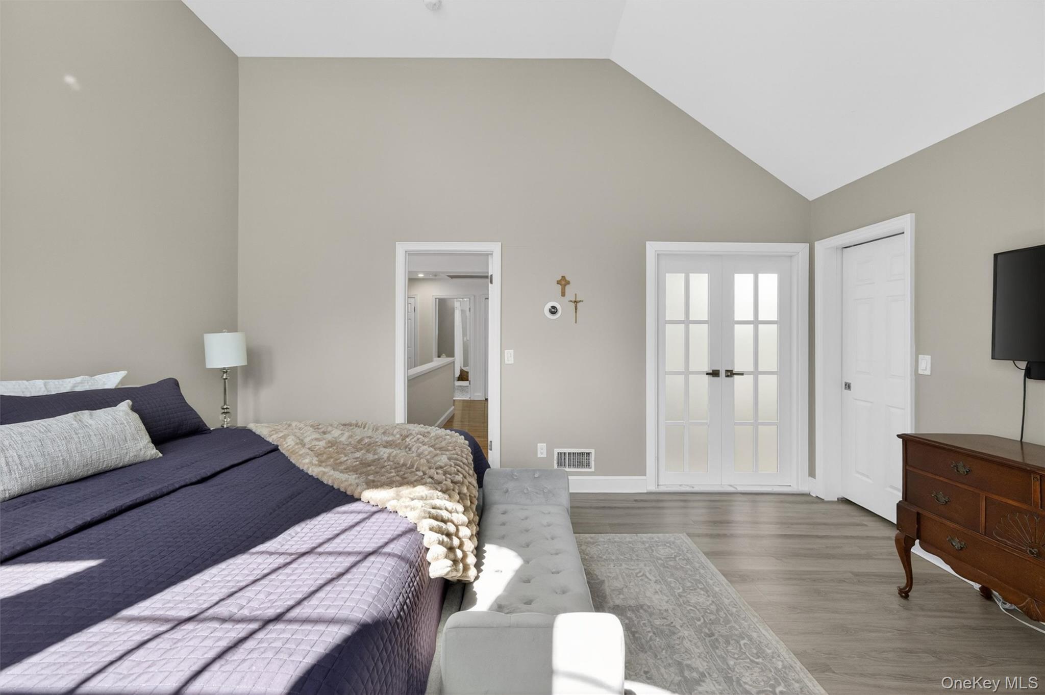 40 Nottingham Way Mahopac, NY 10541 - Photo 25 of 43 Double glass detailed door to Primary ensuite bathroom