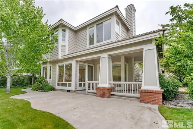 front view of a house with a porch