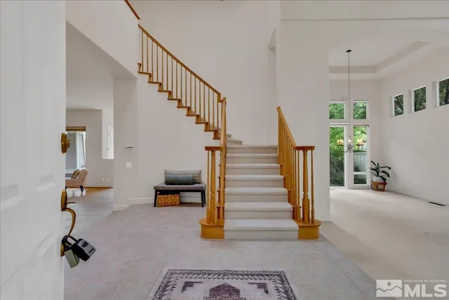 a view of entryway and hall