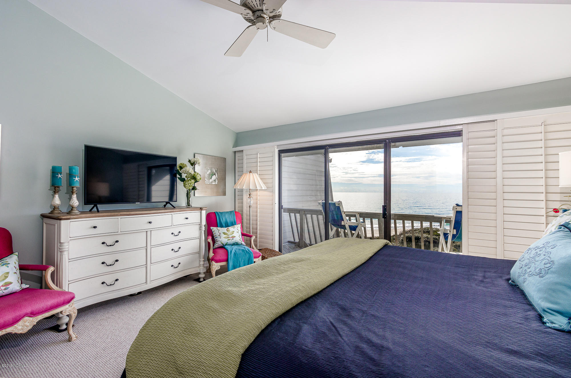 565 Salter Path Road, Unit X3 Pine Knoll Shores, NC 28512 - Photo 5 of 61 Master bedroom suite with private deck
