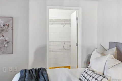 a view of a closet
