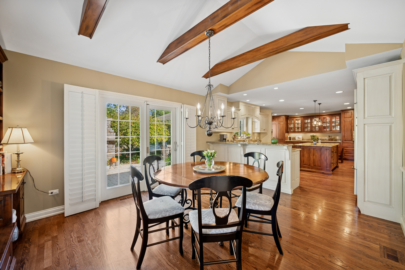 1144 Ranch Road Lake Forest, IL 60045 - Photo 18 of 41 a dining room with furniture and wooden floor