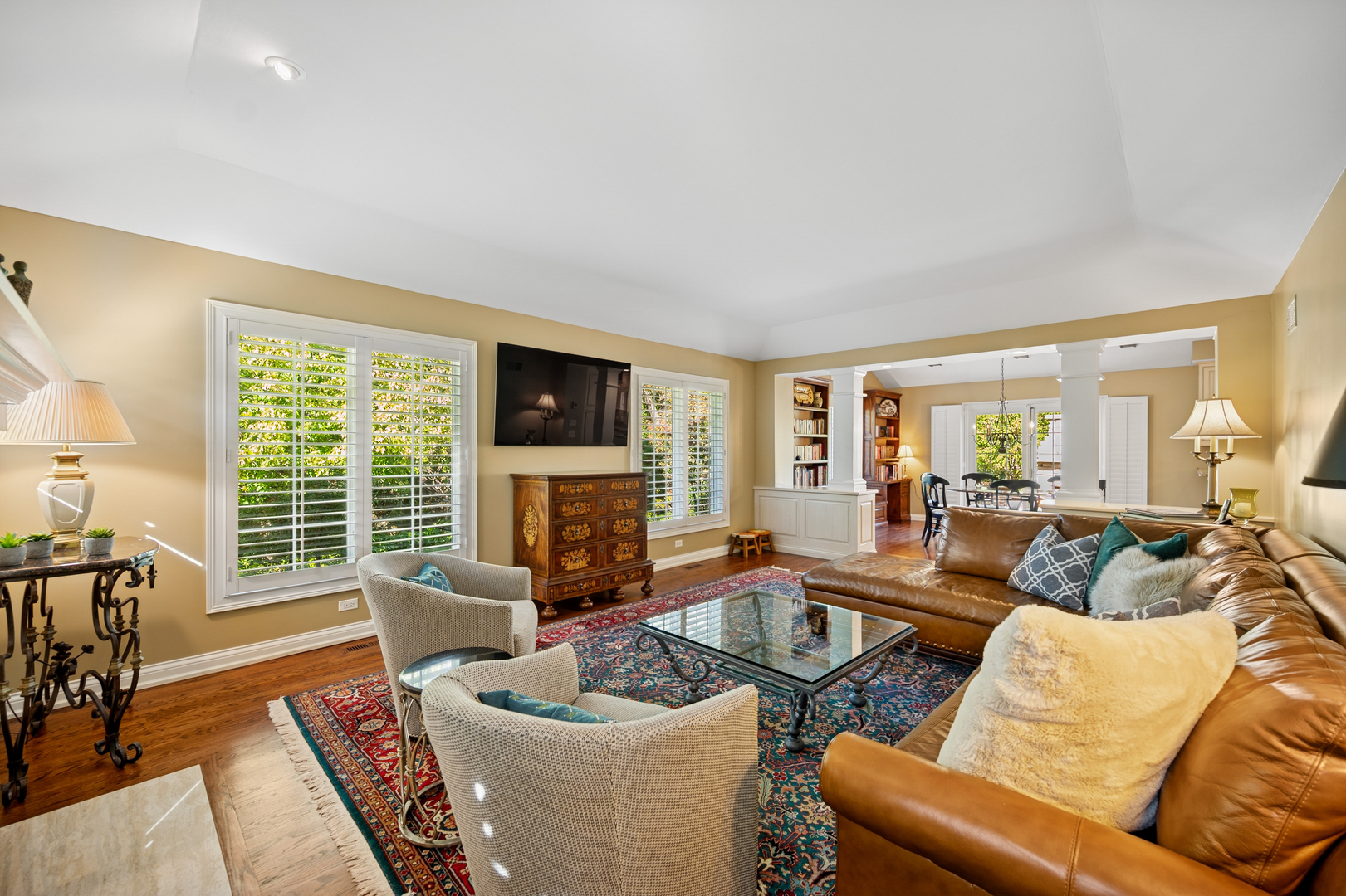 1144 Ranch Road Lake Forest, IL 60045 - Photo 21 of 41 a living room with furniture and a fireplace