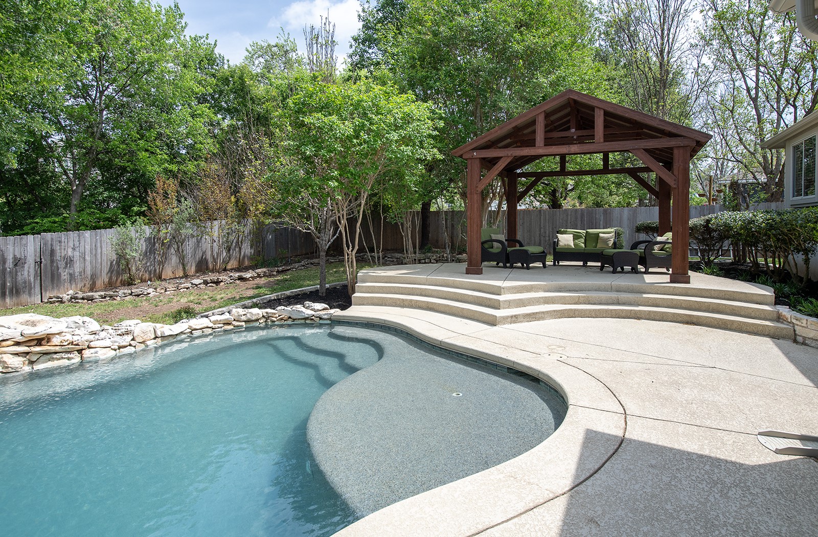 118 Chestnut Court Georgetown, TX 78633 - Photo 26 of 31 a view of a swimming pool with a patio