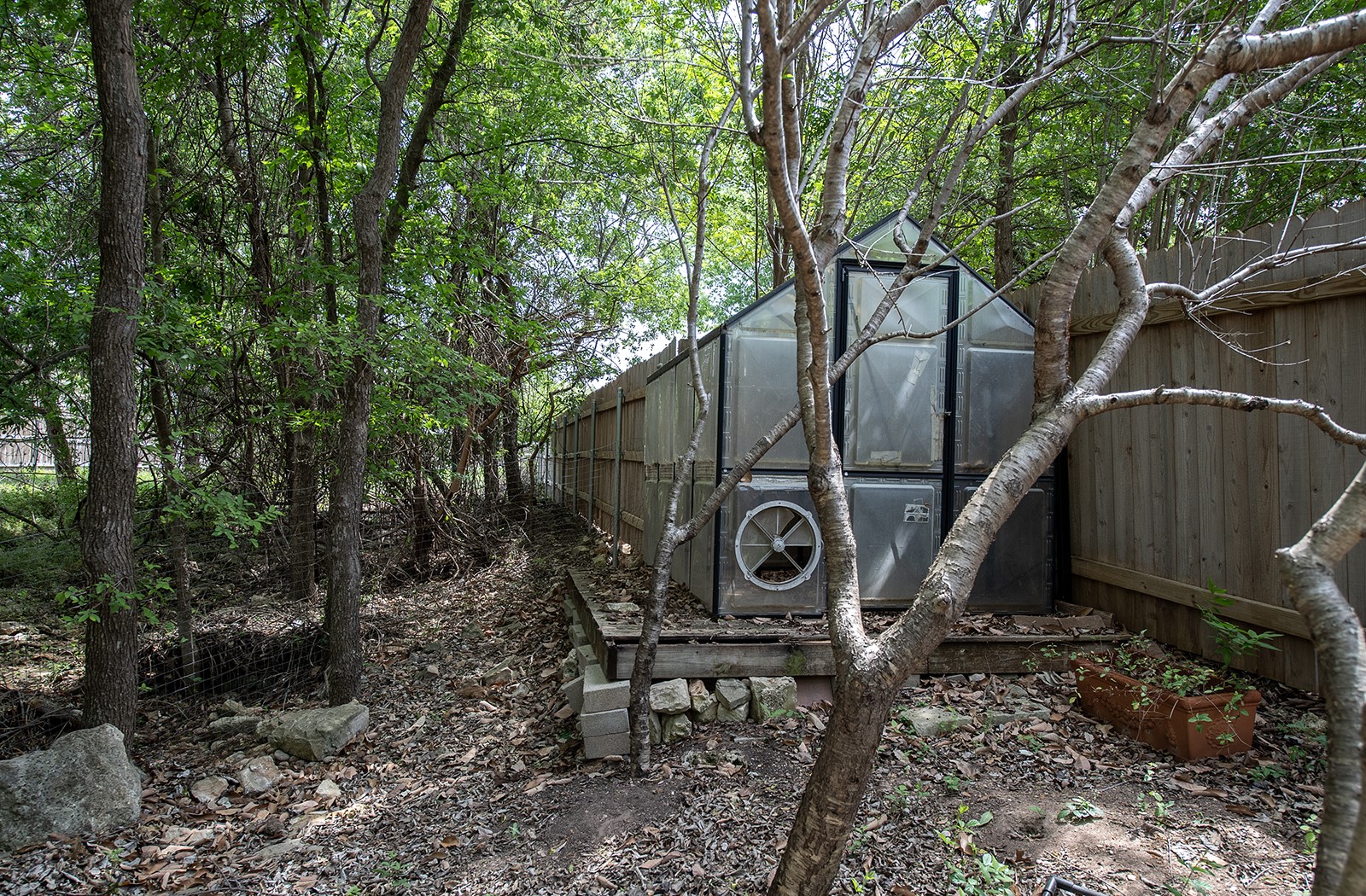 118 Chestnut Court Georgetown, TX 78633 - Photo 30 of 31 a backyard of a house with barbeque oven table and chairs