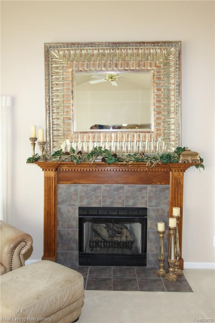 3495 Heron Ridge Drive Rochester, MI 48309 - Photo 14 of 49 GAS FIREPLACE. EXCLUDE HANGING MIRROR.