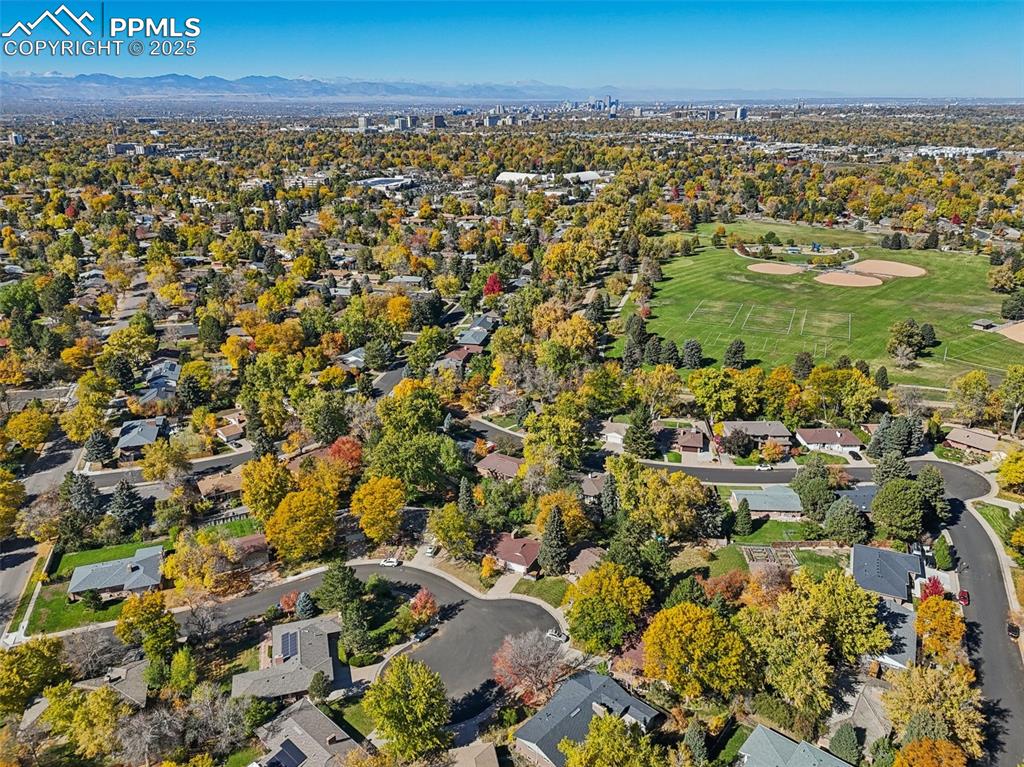 2977 South Oneida Street Denver, CO 80224 - Photo 4 of 50 an aerial view of multiple house