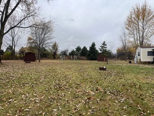 a view of backyard with tree