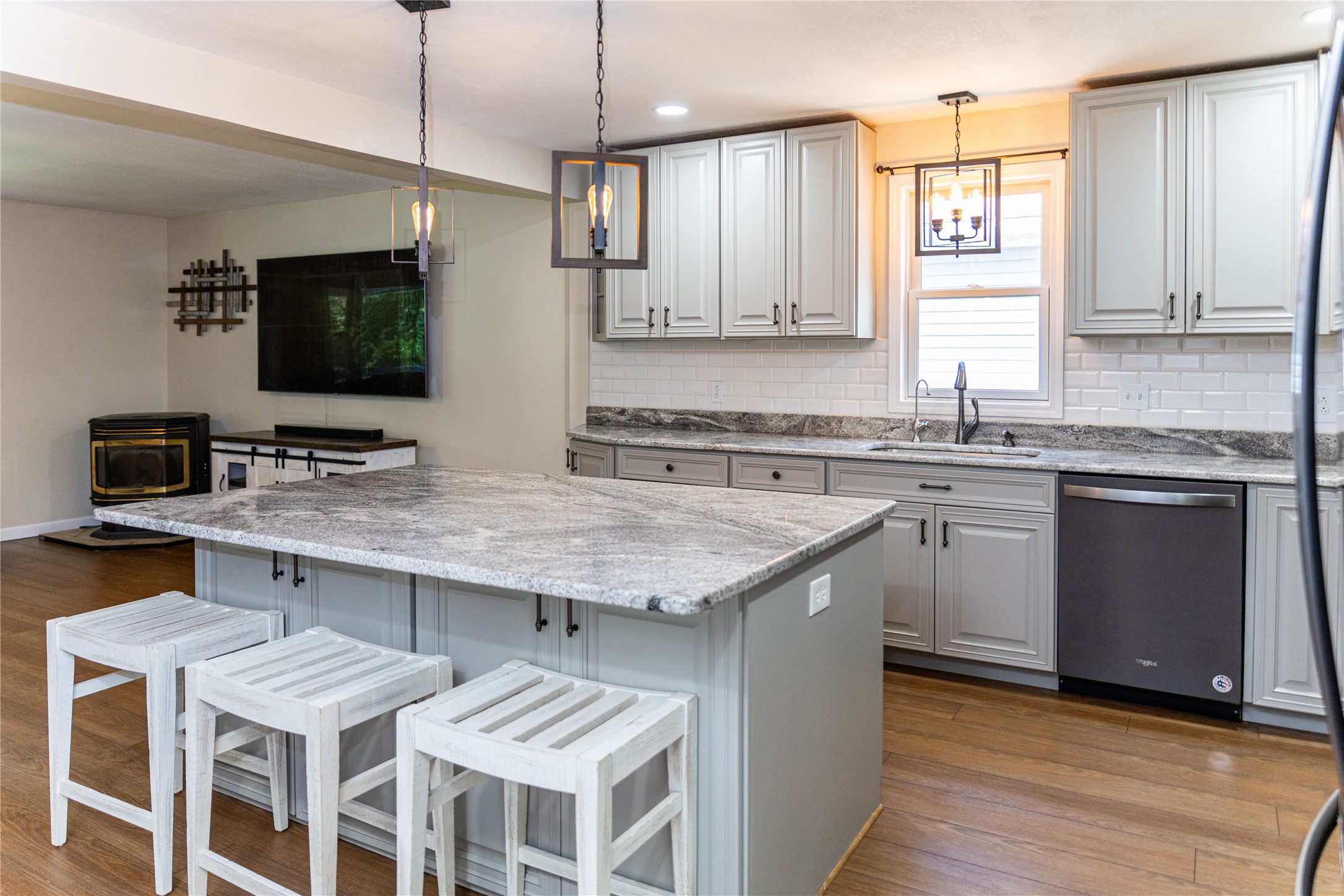 11910 Schenenberg Road Guys Mills, PA 16327 - Photo 8 of 50 Eat-in kitchen with island
