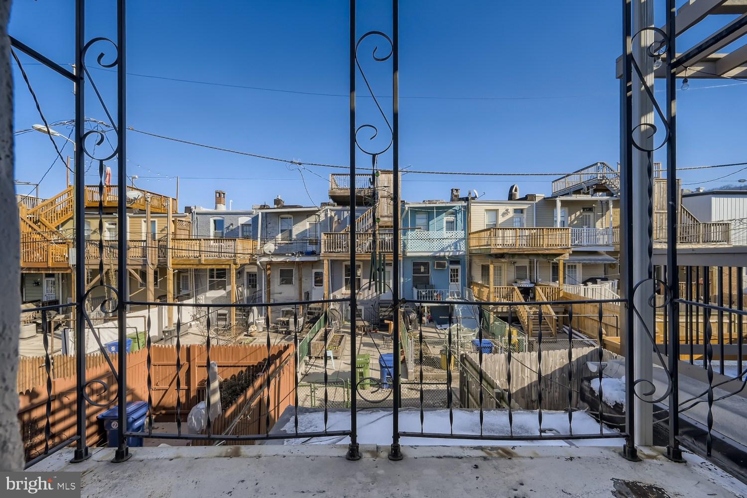 131 South Curley Street Baltimore, MD 21224 - Photo 21 of 33 Second Bedroom Balcony