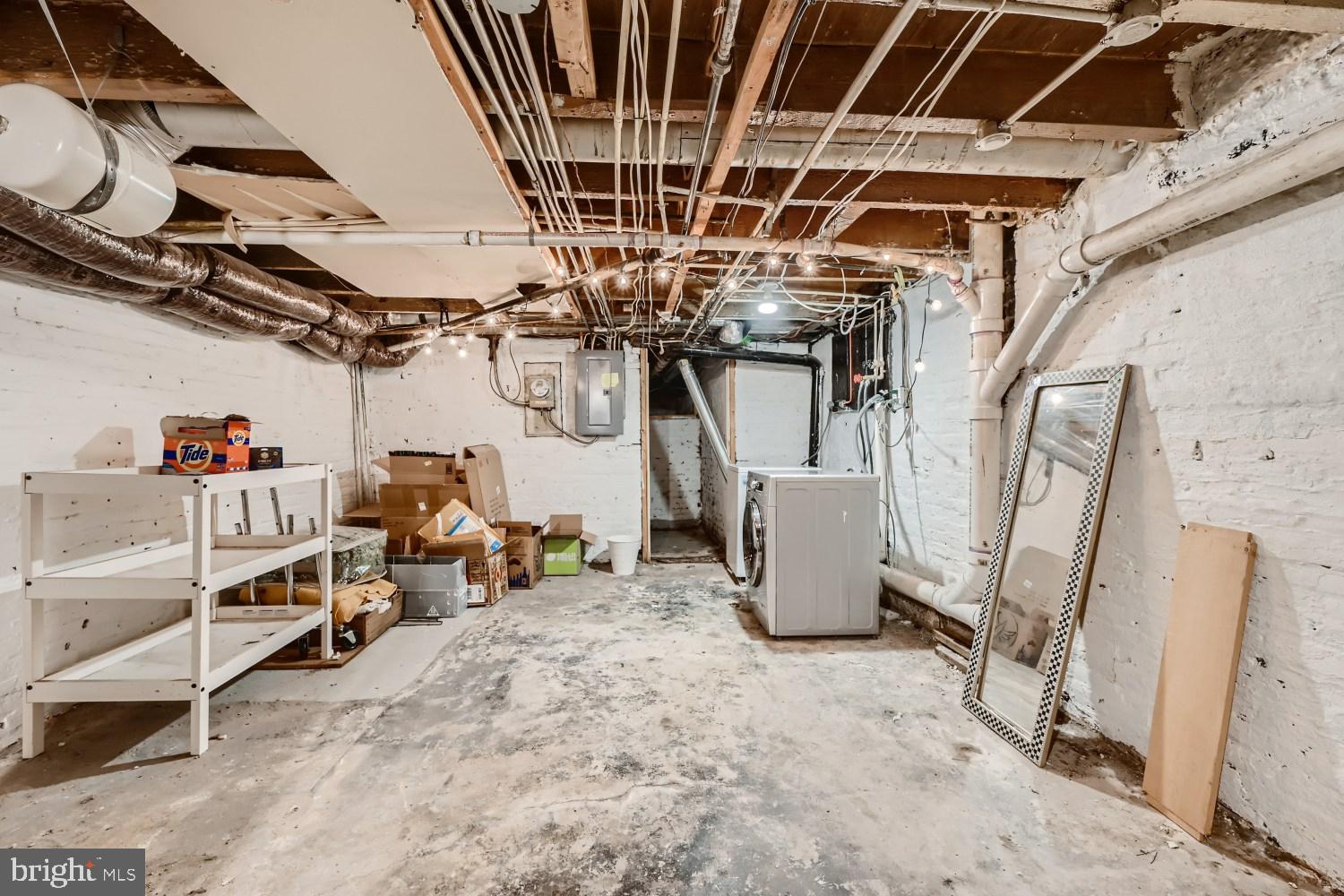 131 South Curley Street Baltimore, MD 21224 - Photo 25 of 33 Unfinished Basement