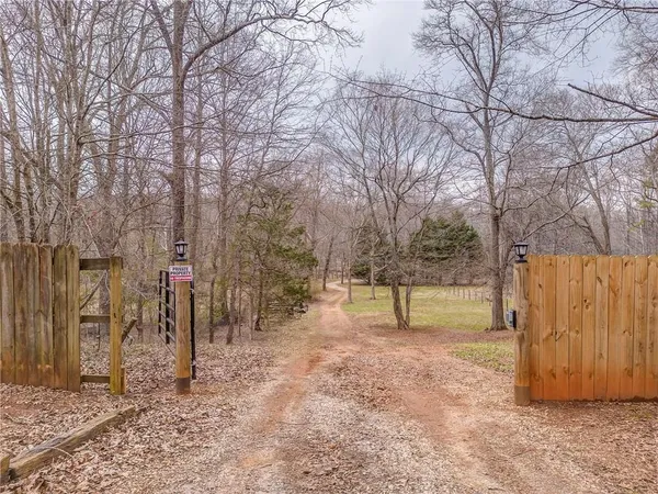 a view of outdoor space with seating