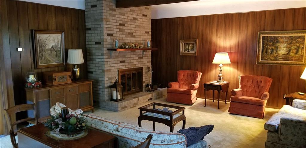 3761 Bakerstown Road Gibsonia, PA 15044 - Photo 6 of 15 Formal living room with decorative fireplace
