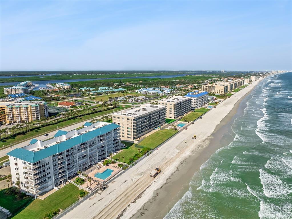 4621 South Atlantic Avenue, Unit 7506 Ponce Inlet, FL 32127 - Photo 46 of 46 a view of an ocean from a balcony