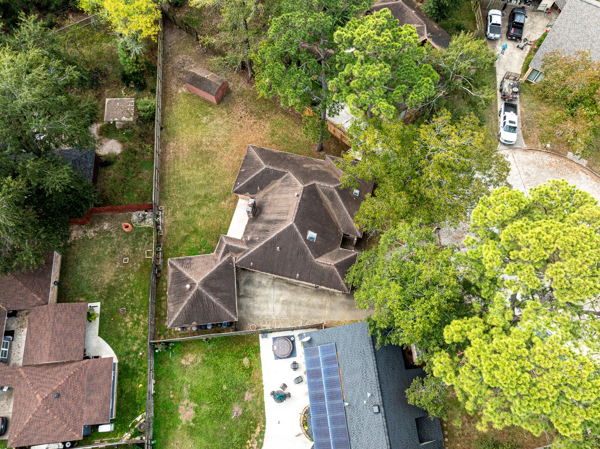 22906 Squirrel Tree Street Spring, TX 77389 - Photo 37 of 41 an aerial view of a house with a yard