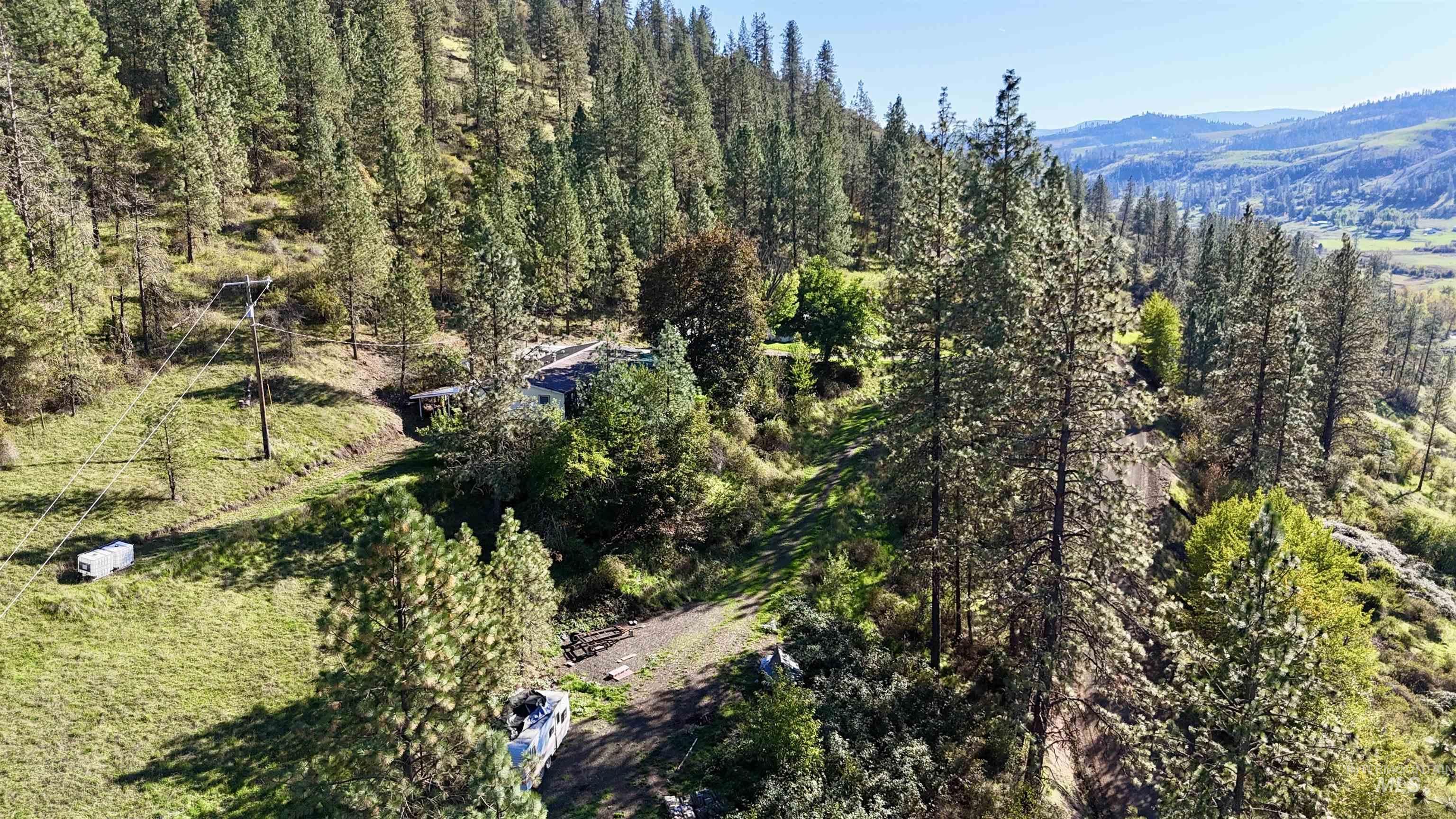 191 Battle Ridge Road Kooskia, ID 83539 - Photo 5 of 35 Aerial view of a forest